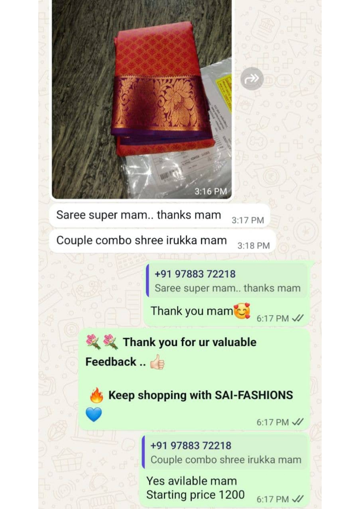 Whatsapp Reviews (5)