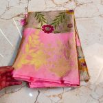 Printed saree - Image 4