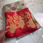 Printed saree - Image 4