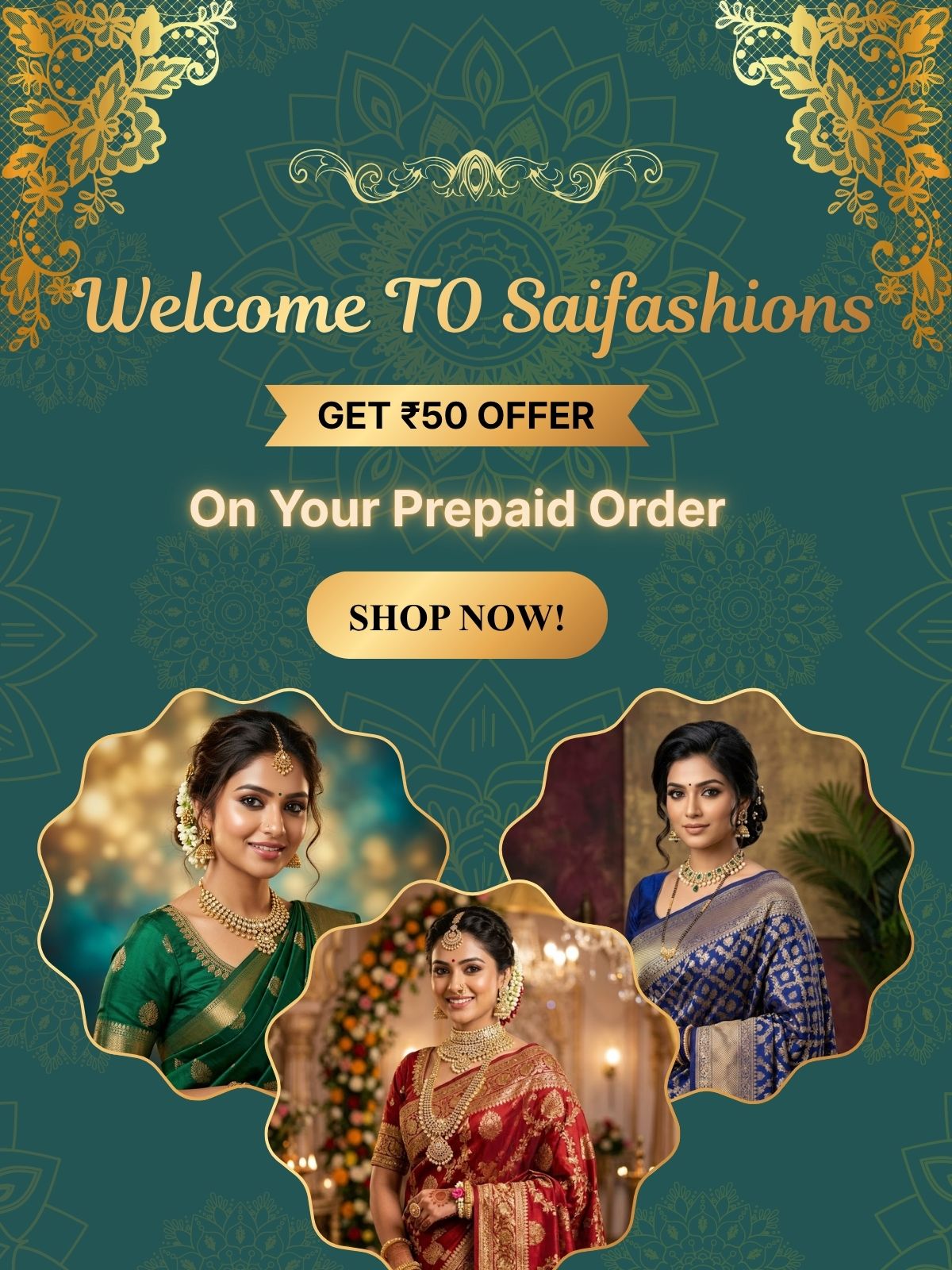 First Home Banner - Sai Fashion