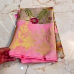 Printed saree - Image 4