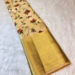 Printed saree - Image 4
