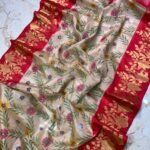 Printed saree - Image 2
