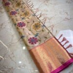 Printed saree - Image 3