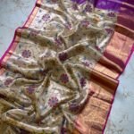 Printed saree - Image 4
